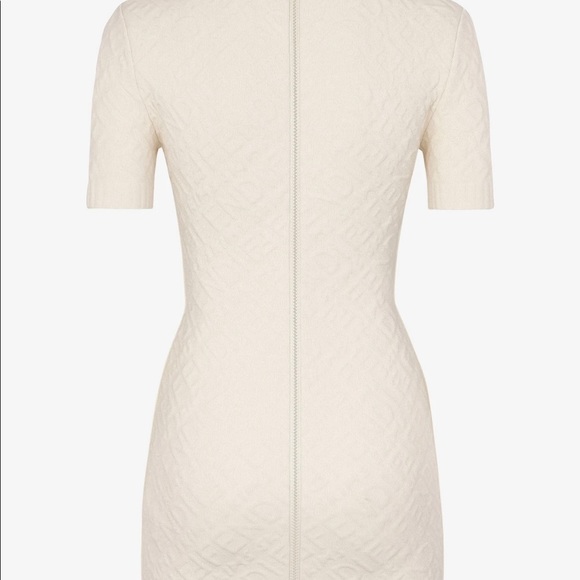 SKIMS FENDI EMBOSSED SHORT SLEEVE DRESS - Picture 4 of 11